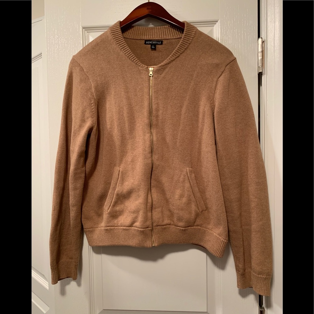 J. Crew Mercantile Bomber Sweater Jacket